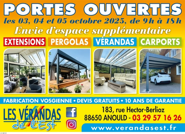 Visuel pour les portes ouvertes du 03,04 et 05 Octobre
